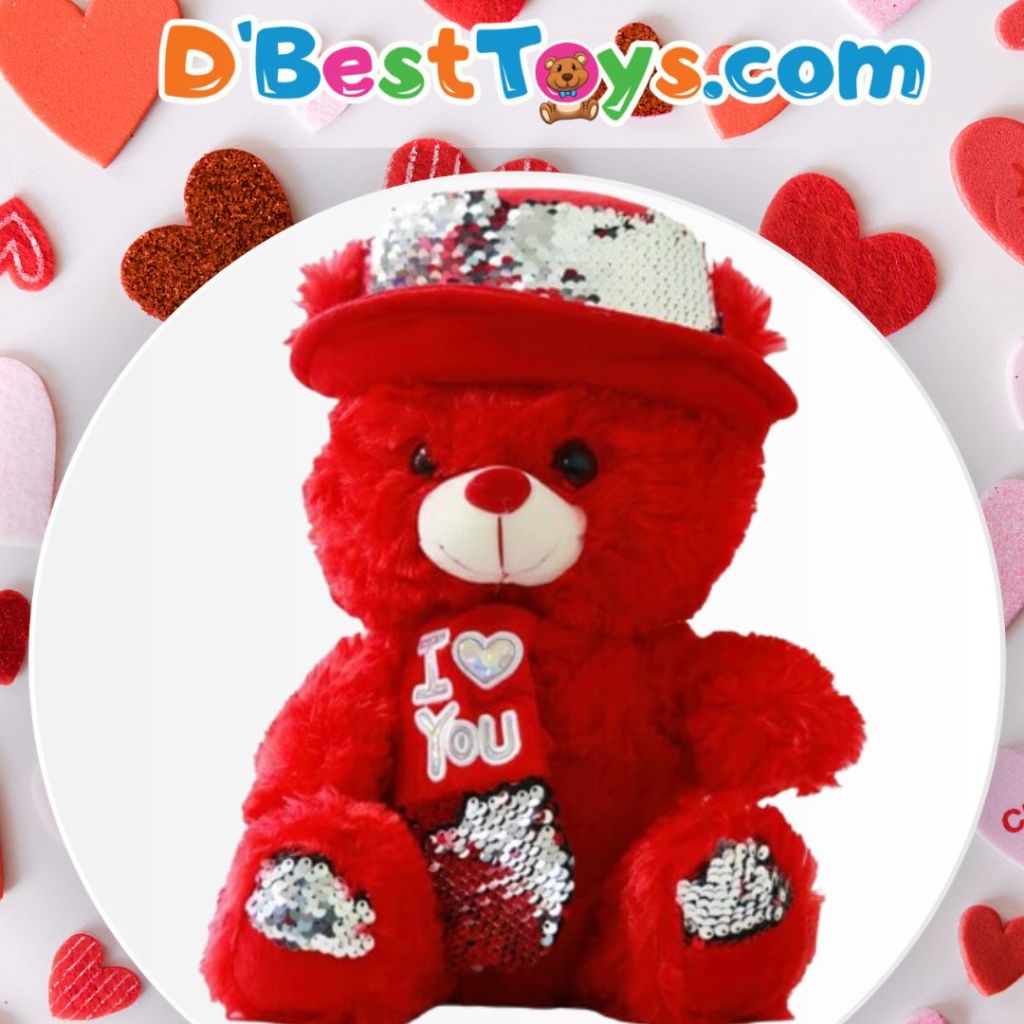 red plush bear