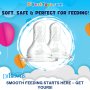 Dr. Brown’s Natural Flow® Narrow Baby Bottle Silicone Nipple, 2-Pack