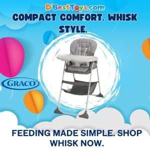 Graco High Chair Slim Snacker, Whisk