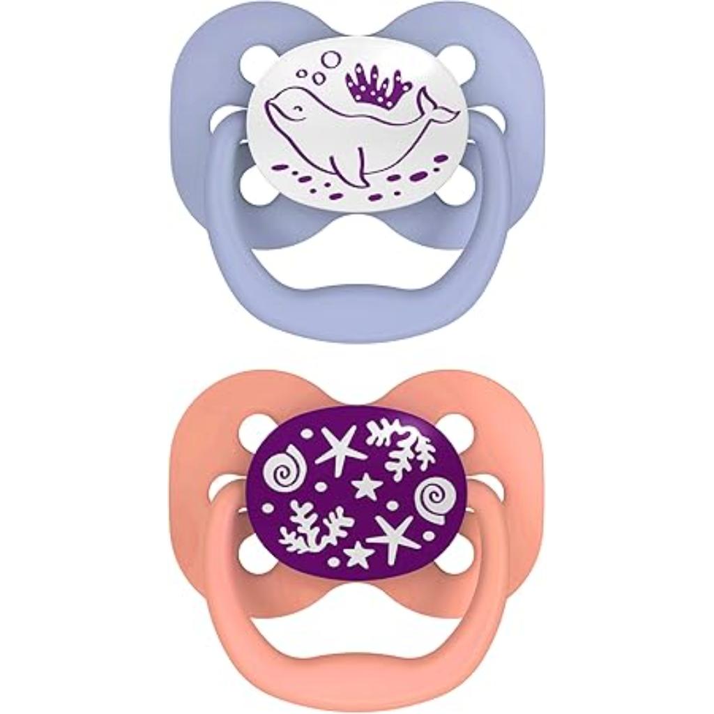 Dr. Brown’s™ Advantage™ Glow-in-the-Dark Pacifiers, 2 Count
