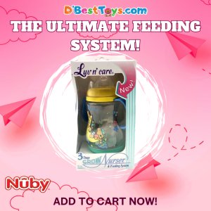 Nuby Luv n' care 3 Grow Nurser & Feeding System