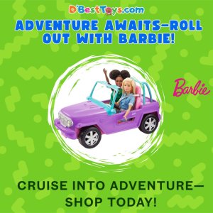 Barbie® Off-Road Vehicle with Rolling Wheels