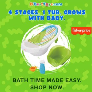 Fisher Price 4-in-1 Sling ’n Seat Tub - Green