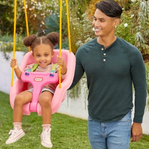 little tikes 2 in 1 snug ‘n secure™ swing – pink5