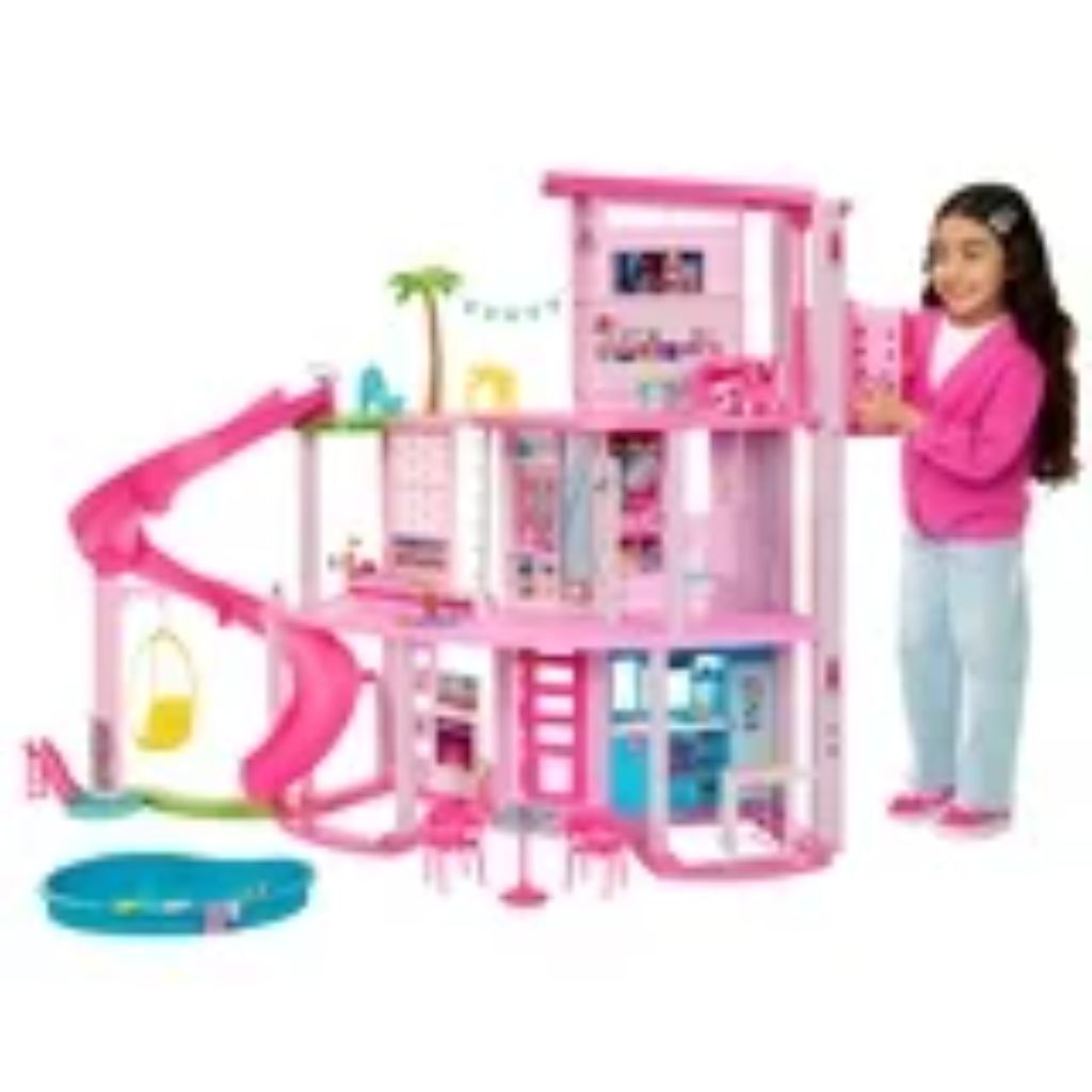 barbie dreamhouse 75 pieces pool party doll house with 3 story slide 30d53347 f6bd 4dda ad74 01850b95929e.249d4612ec7da8c6a58db0d35efc2921