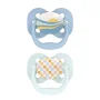 Dr. Brown's Advantage Pacifiers Stage 1 (0-6m), Blue Space, 2pk