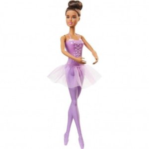 barbie ballerina doll with tutu and sculpted toe shoes brunette2