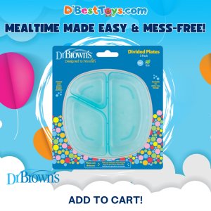 Dr. Brown's Divided Plates - 3 Pack