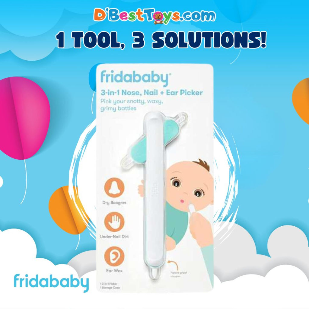 FridaBaby 3-in-1 Nose, Nail + Ear Picker