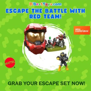 Mega Construx Halo Escape Building Set 70 Pcs (Red)