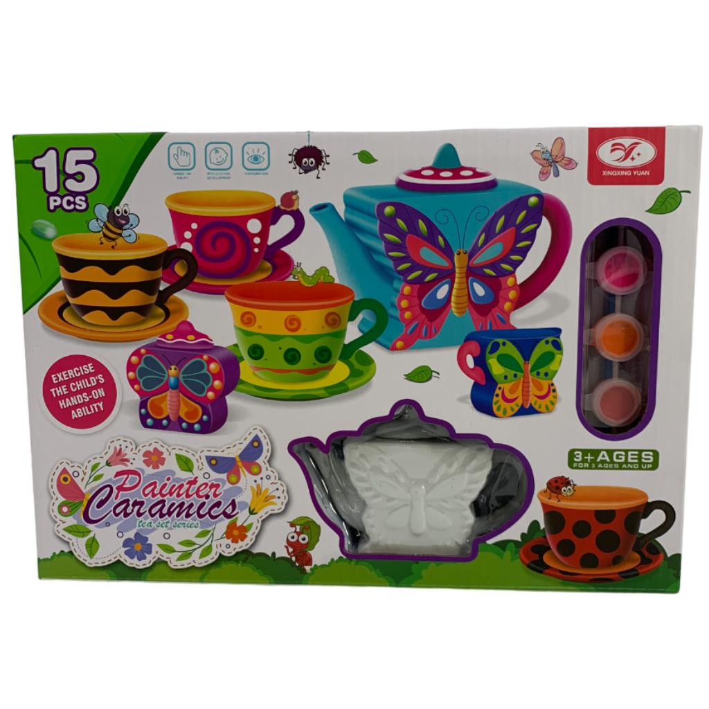 painter ceramics tea set series (15 pcs) (2)