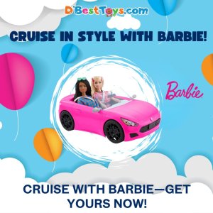 Barbie Pink Convertible 2-Seater Vehicle