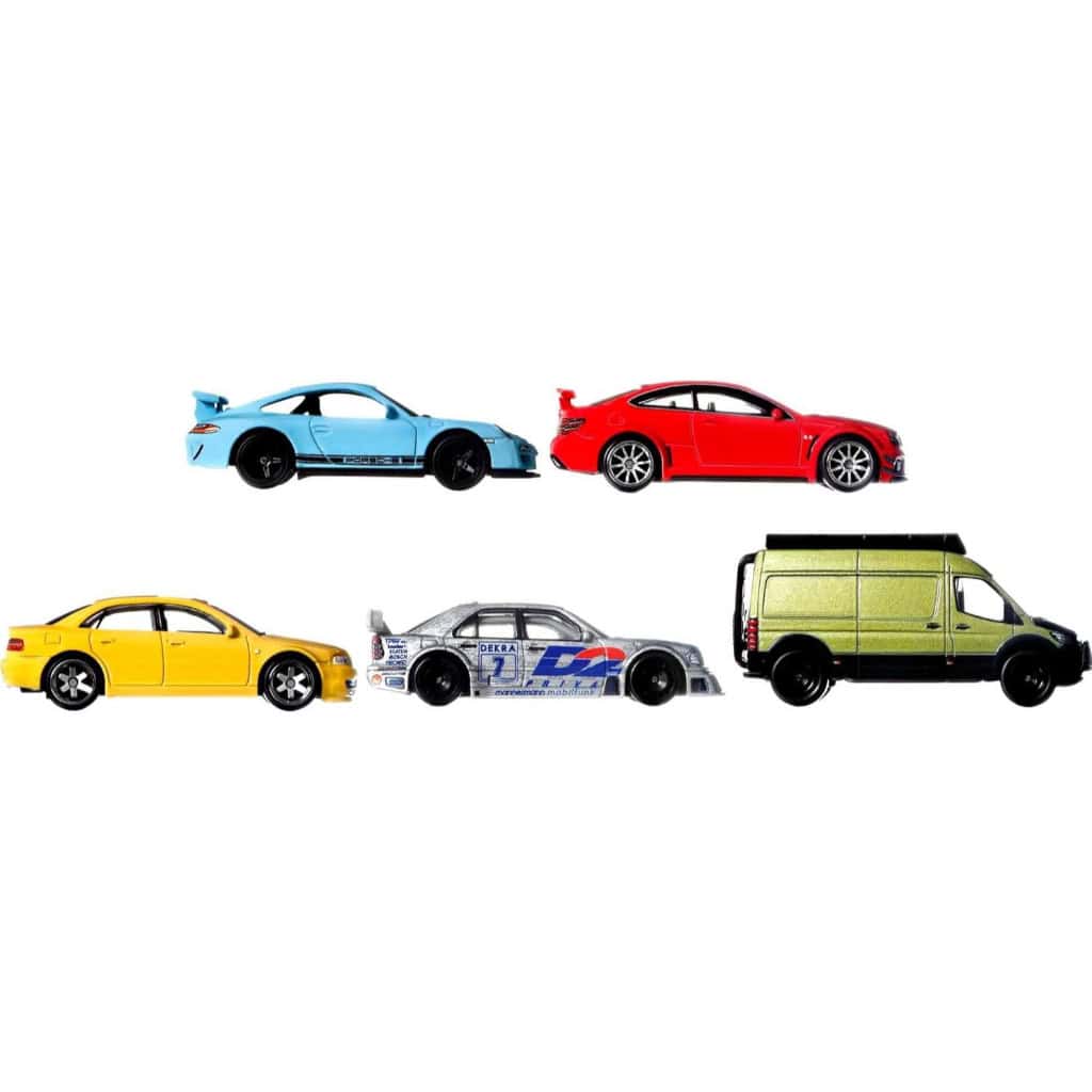 Hot Wheels Premium Car Culture Deutschland Design Container Set (4)