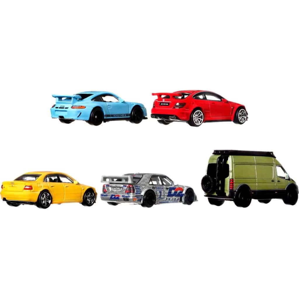 Hot Wheels Premium Car Culture Deutschland Design Container Set (6)