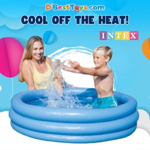 Intex Inflatable Three Ring Paddling Pool