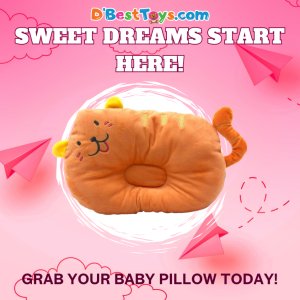 Baby Pillow - Orange