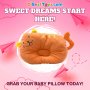 Baby Pillow - Orange