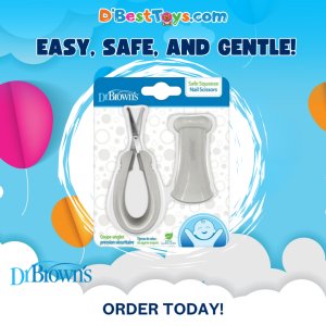 Dr. Brown’s™ Safe Squeeze Nail Scissors