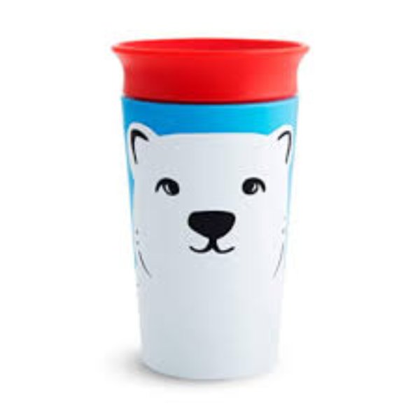 munchkin 9oz miracle® 360° wildlove trainer cup (1)