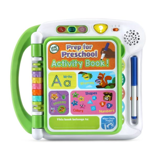 leapfrog prep for preschool activity book with reusable pages 1