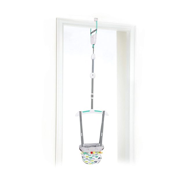 Bright Starts Taggies Door Jumper - Gray