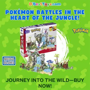 Mega Pokemon Ultimate Jungle Expedition Building Set with 1362 pcs