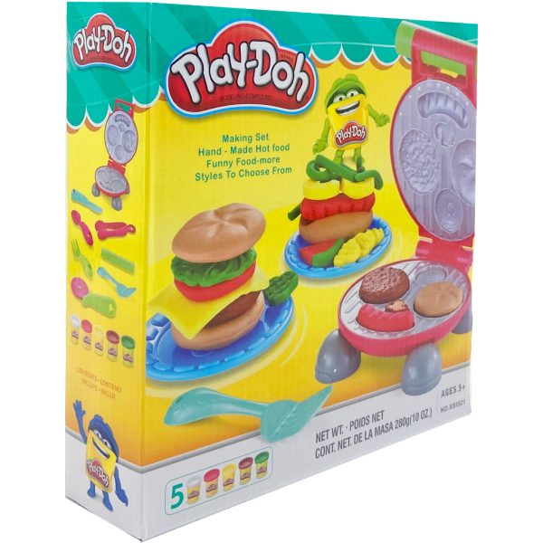 play doh burger making set2