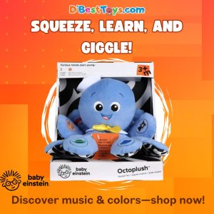 Baby Einstein Octoplush Musical Octopus Stuffed Animal Plush Toy