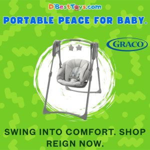 Graco® Slim Spaces™ Compact Baby Swing, Reign