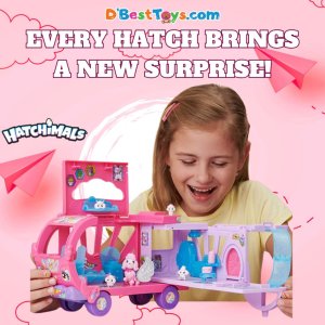 Hatchimals CollEGGtibles, Transforming Rainbow-Cation Camper Toy