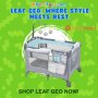 EZ Rest Playard - Leaf Geo