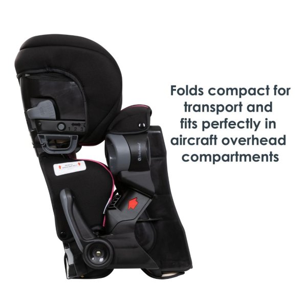 protect 2 in 1 folding booster seat pink tech1