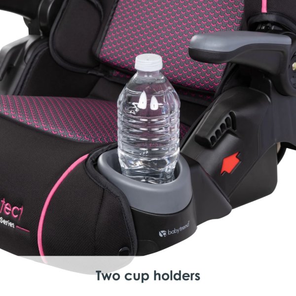 protect 2 in 1 folding booster seat pink tech5