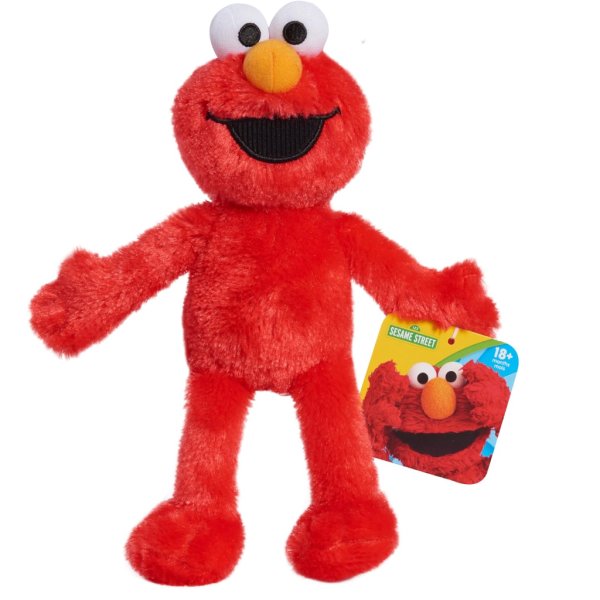 sesame street friends 8 inch elmo sustainable plush stuffed animal2