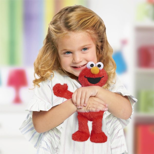 sesame street friends 8 inch elmo sustainable plush stuffed animal4