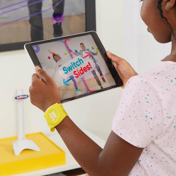 twister air game | ar app play game with wrist and ankle bands | links to smart devices | active party games for kids and adults | ages 8+ | for 1+ players4