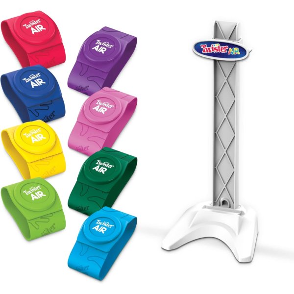 twister air game | ar app play game with wrist and ankle bands | links to smart devices | active party games for kids and adults | ages 8+ | for 1+ players6