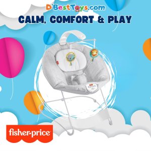 Fisher-Price See & Soothe Deluxe Bouncer - Hearthstone