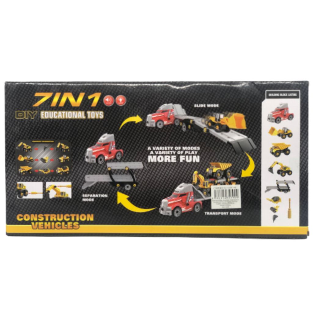 7 in 1 construction vehicles