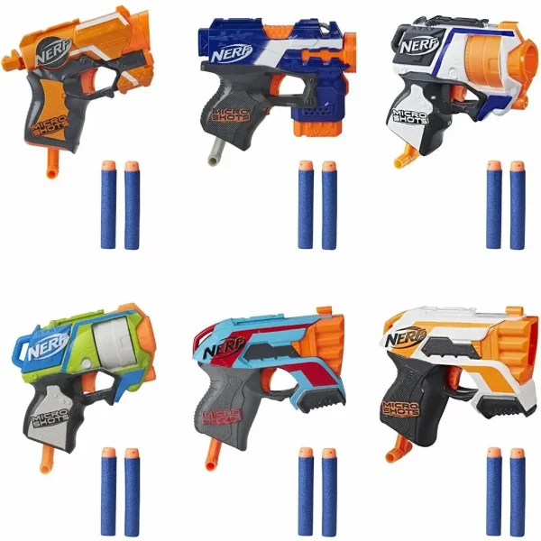 NERF MicroShots 6-Blaster(Single)
