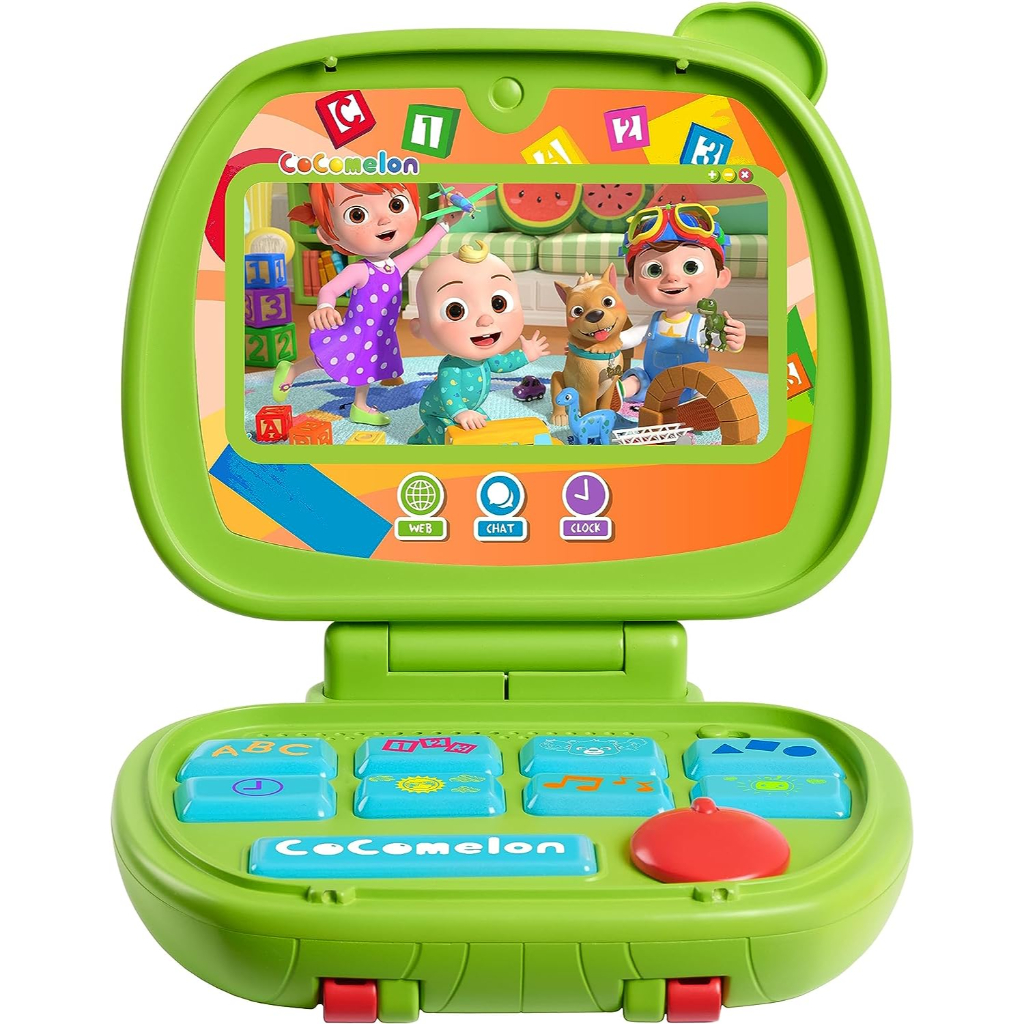 cocomelon sing & learn laptop & jj's first learning phone
