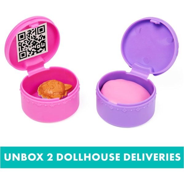 gabby's dollhouse, bakey with cakey kitchen with figure and 3 accessories, 3 furniture and 2 deliveries, kids toys for ages 3 and up3