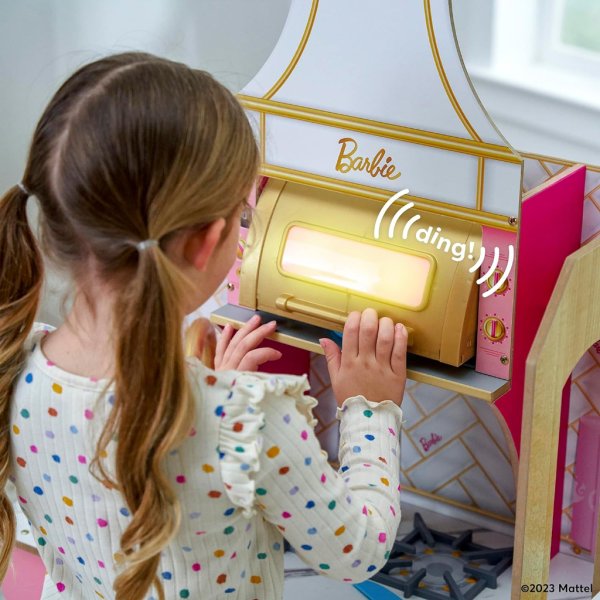 kidkraft cook with barbie™ wooden play kitchen1