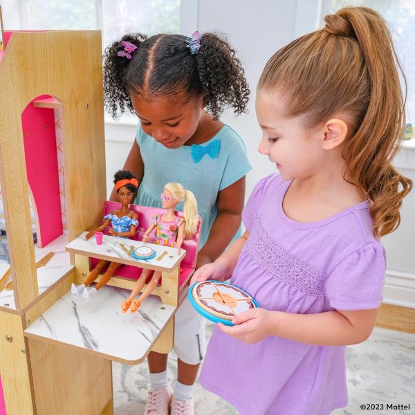 kidkraft cook with barbie™ wooden play kitchen6