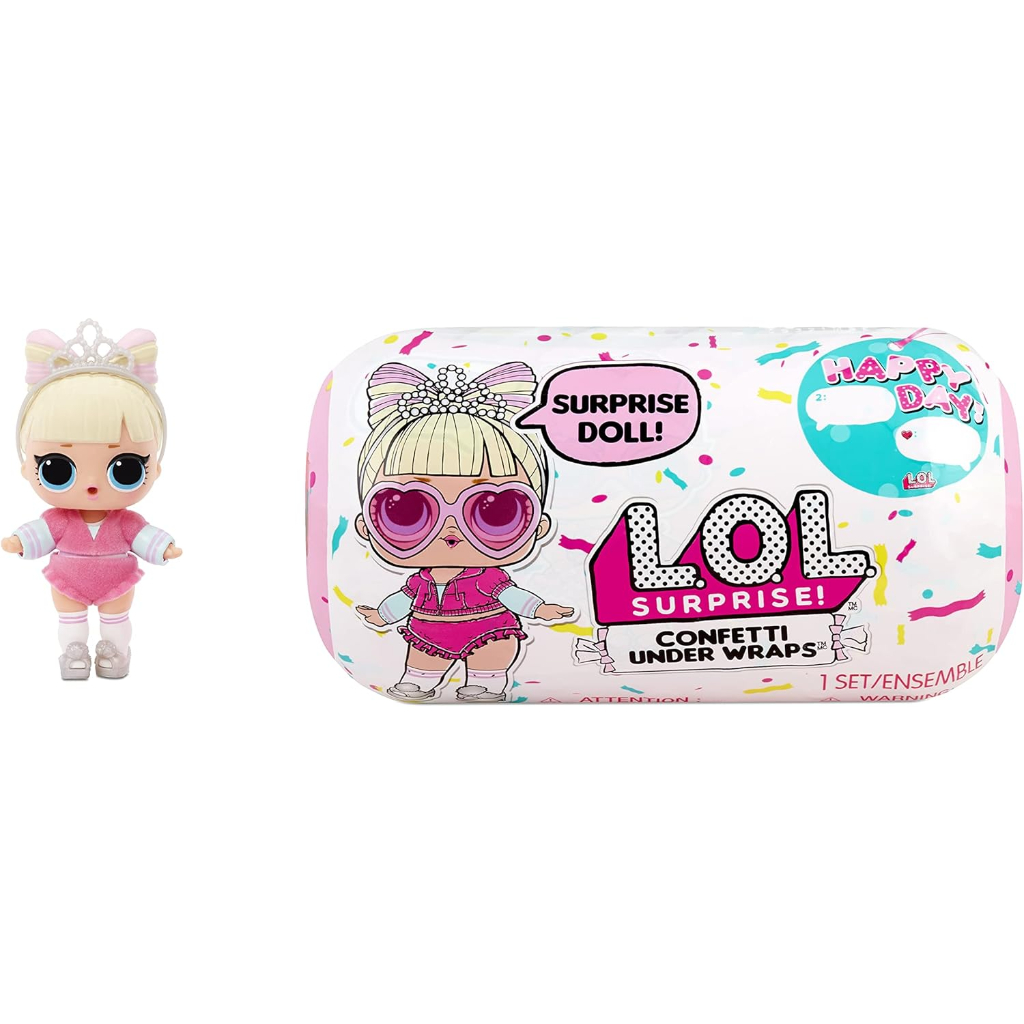 l.o.l. surprise! confetti reveal with 15 surprises including collectible doll (6)