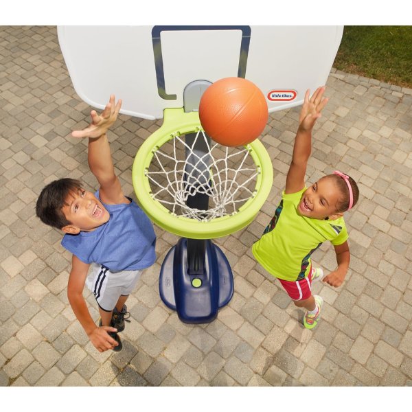 little tikes adjust and jam pro basketball set, blue (4)
