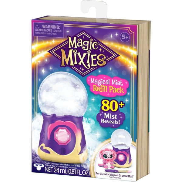 magic mixies magical mist and spells refill pack for magical crystal ball, includes 2 bottles (vial), instruction manual, vegetable glycerin7