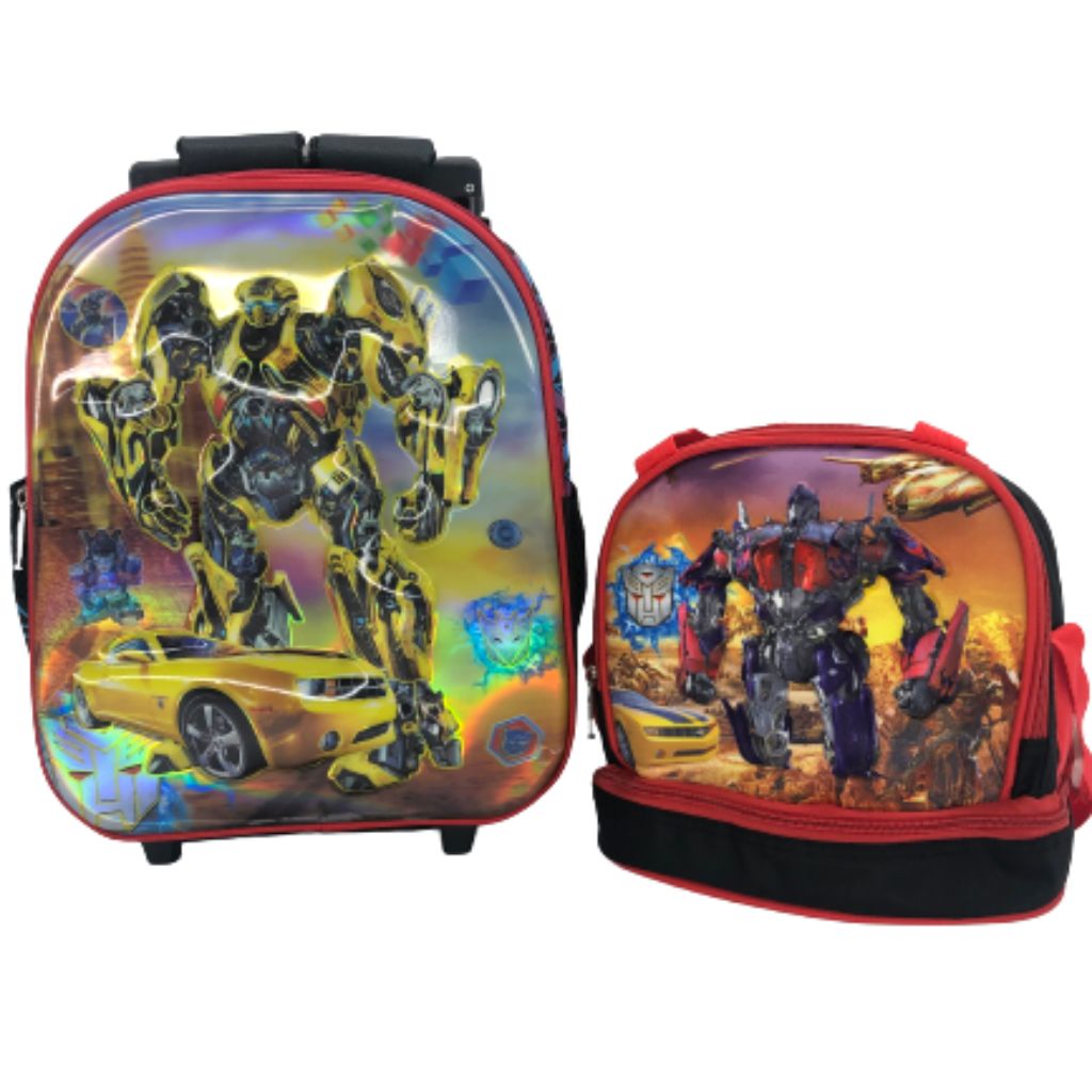 transformers backpack+lunchkit combo