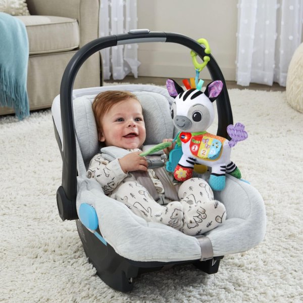 vtech baby on the go soft zebra, sensory toy6