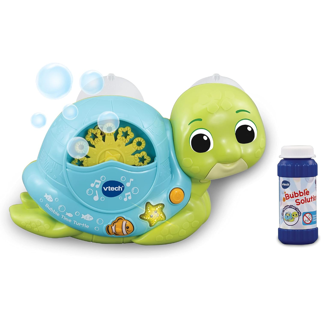 vtech bubble time turtle, bath toy (4)